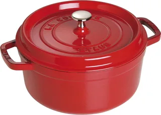 Braadpan / Cocotte - Kersenrood - ø 24 cm / 3.8 liter by Staub in Red – product photo 1 of 4