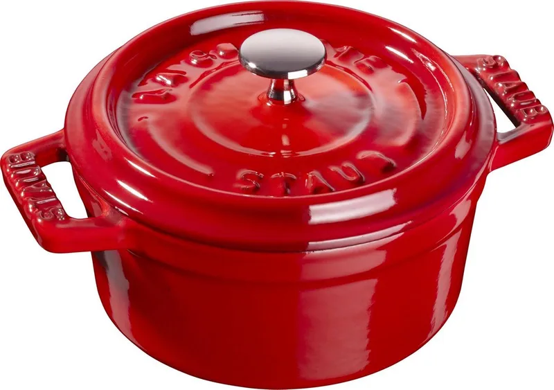 Braadpan Cocotte - ø 10 cm / 250 ml by Staub in Kers – product photo