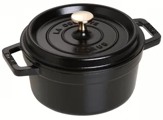 Braadpan / Cocotte - ø 20 cm / 2.2 liter von Staub in Schwarz – Produktfoto 1 von 4