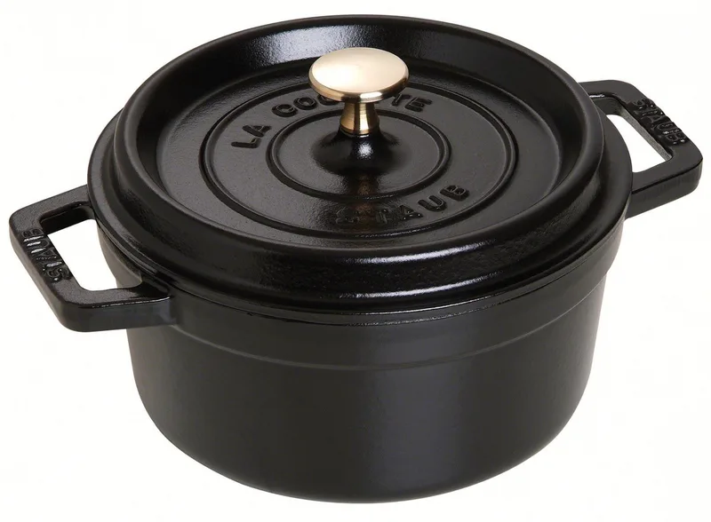 Braadpan / Cocotte - ø 20 cm / 2.2 liter von Staub in Schwarz – Produktfoto 1 von 4
