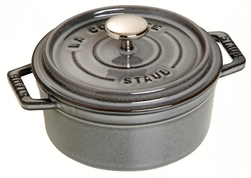Braadpan - Ø 12 cm - grafietgrijs by Staub in Grey – product photo 1 of 4