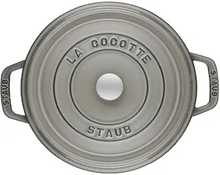 Braadpan - Ø 28 cm - grafietgrijs van Staub in Grijs – productfoto 2 van 5