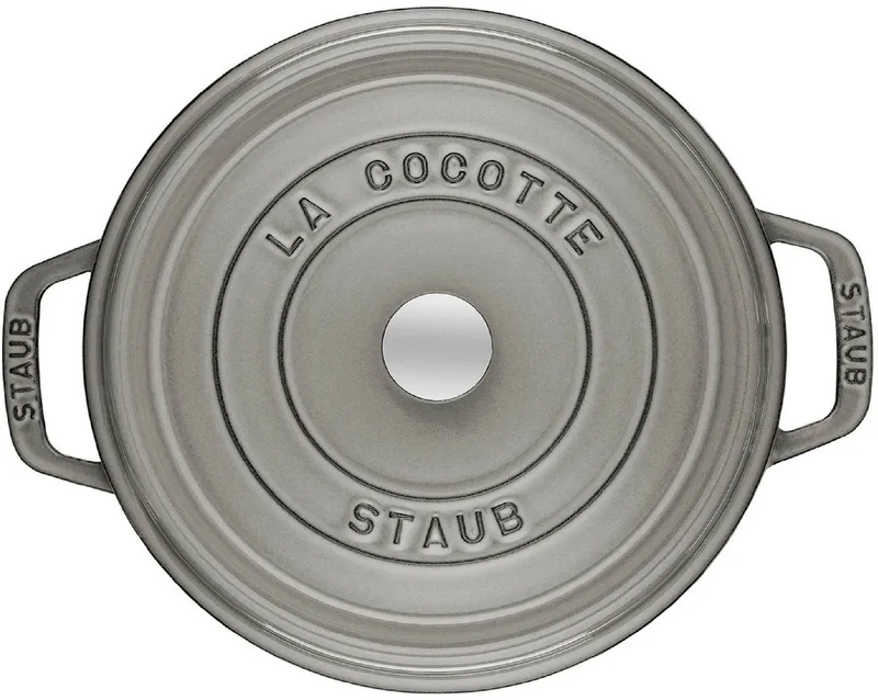 Braadpan - Ø 28 cm - grafietgrijs van Staub in Grijs – productfoto 2 van 5