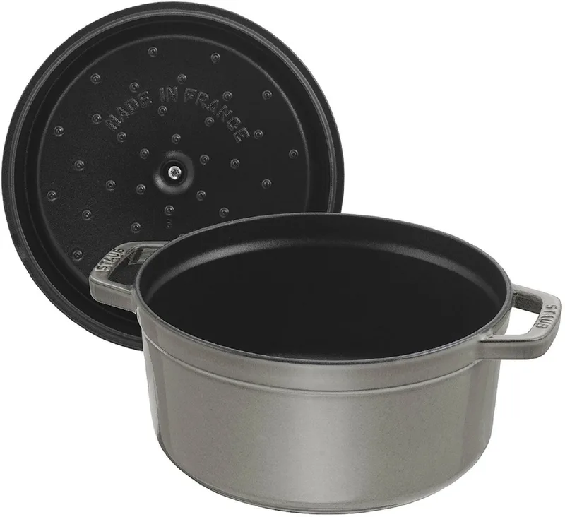 Braadpan - Ø 28 cm - grafietgrijs van Staub in Grijs – productfoto 4 van 5