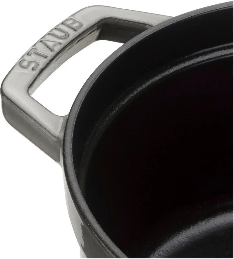 Braadpan - Ø 28 cm - grafietgrijs van Staub in Grijs – productfoto 5 van 5