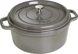 Braadpan - Ø 28 cm - grafietgrijs van Staub in Grijs – productfoto 1 van 5