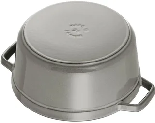 Braadpan - Ø 28 cm - grafietgrijs van Staub in Grijs – productfoto 3 van 5
