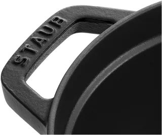 Braadpan Ovaal Cocotte - ø 29 cm / 4.2 liter von Staub in Schwarz – Produktfoto 4 von 5