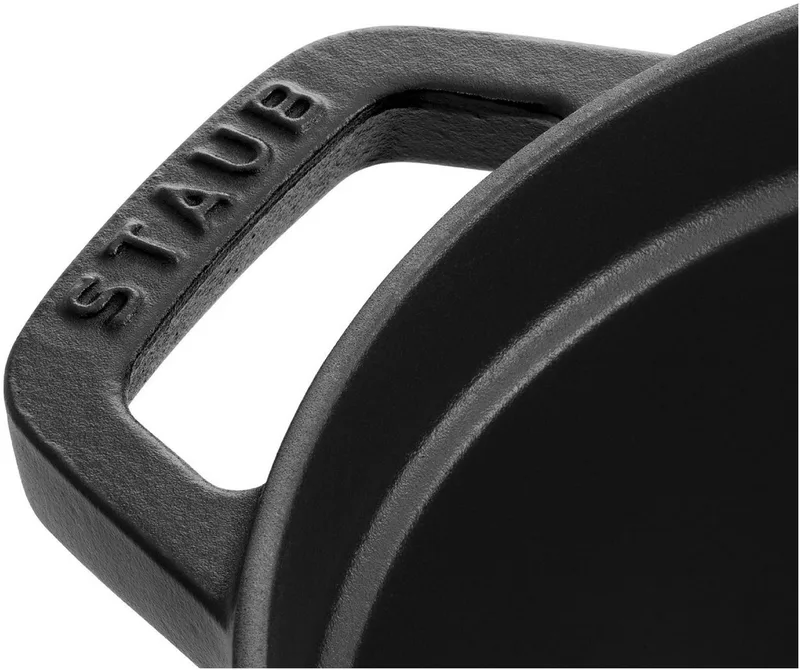 Braadpan Ovaal Cocotte - ø 29 cm / 4.2 liter von Staub in Schwarz – Produktfoto 4 von 5