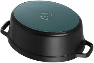 Braadpan Ovaal Cocotte - ø 29 cm / 4.2 liter von Staub in Schwarz – Produktfoto 2 von 5