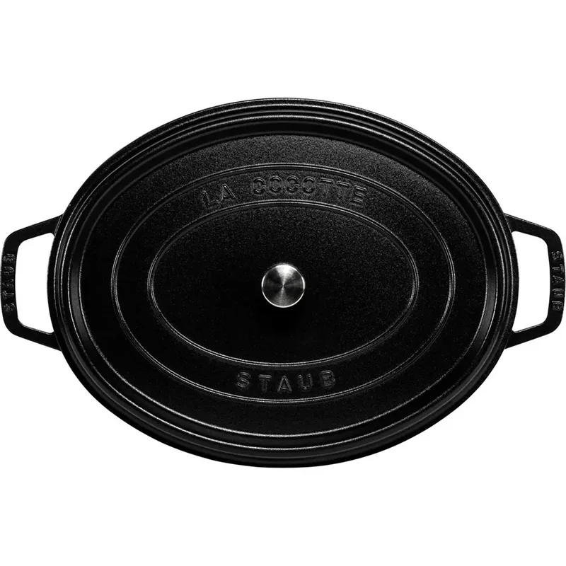 Braadpan Ovaal Cocotte - ø 41 cm / 12 liter von Staub in Schwarz – Produktfoto 4 von 6