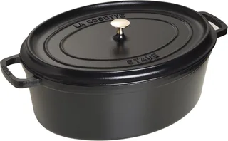 Braadpan Ovaal Cocotte - ø 41 cm / 12 liter von Staub in Schwarz – Produktfoto 1 von 6