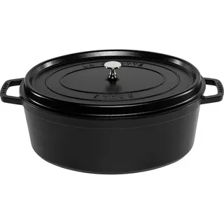 Braadpan Ovaal Cocotte - ø 41 cm / 12 liter von Staub in Schwarz – Produktfoto 5 von 6