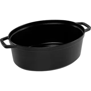 Braadpan Ovaal Cocotte - ø 41 cm / 12 liter von Staub in Schwarz – Produktfoto 2 von 6