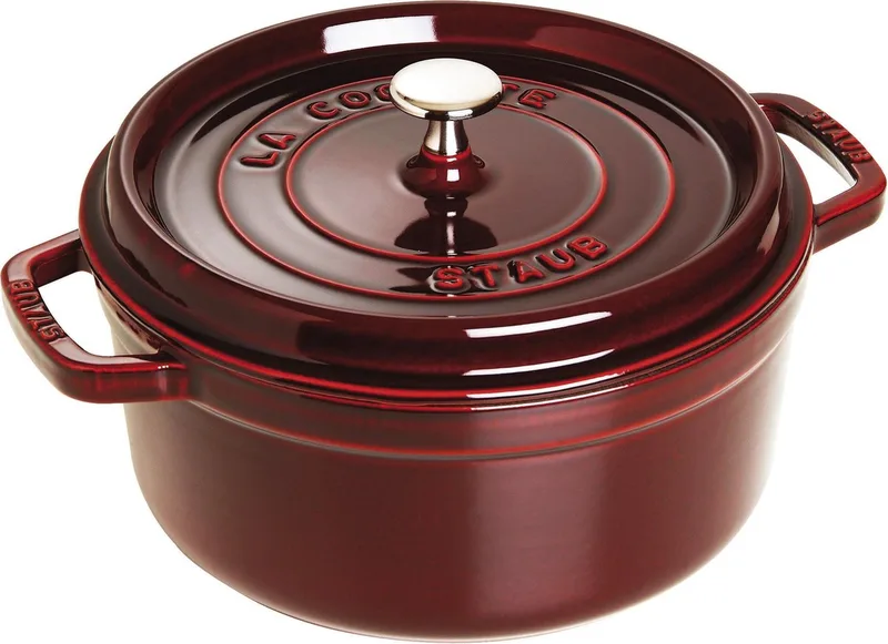Braadpan - Rond - 24 cm - Grenadine by Staub in Red – product photo