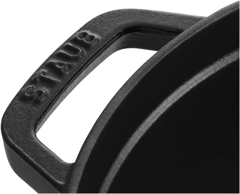 Braadpan - Rond - 24 cm fra Staub i Sort – produktbillede 5 af 5