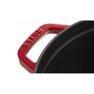 Braadpan - Rond - 28 cm - Kers van Staub in Rood – productfoto 5 van 5