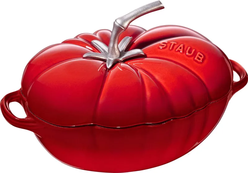 Braadpan Tomaat Kersenrood 25 cm / 3 L fra Staub i Rød – produktbillede