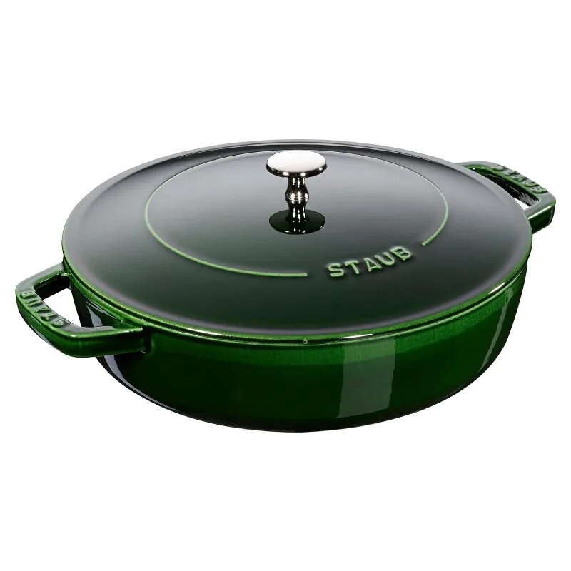 Bräter Chistera 28 cm basilikumgrün by Staub – product photo