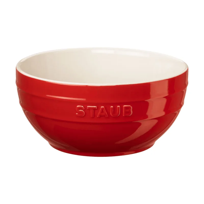 Ceramique Schüssel, 18 cm | Kirsch-Rot | Keramik de Staub – photo produit