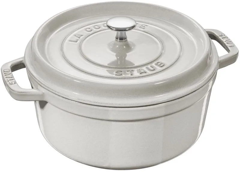Cocotte rond 24cm by Staub in White – product photo