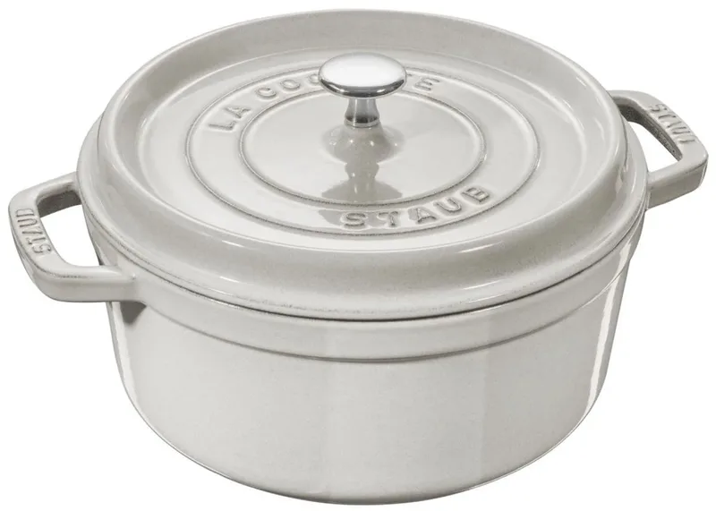 Gietijzeren Braadpan White Truffle 26cm / 5.25l von Staub in Rot – Produktfoto