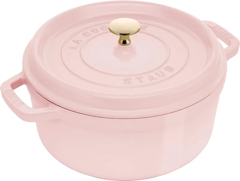 Gietijzeren Cocotte Braadpan 6.7L de Staub en Rose – photo produit