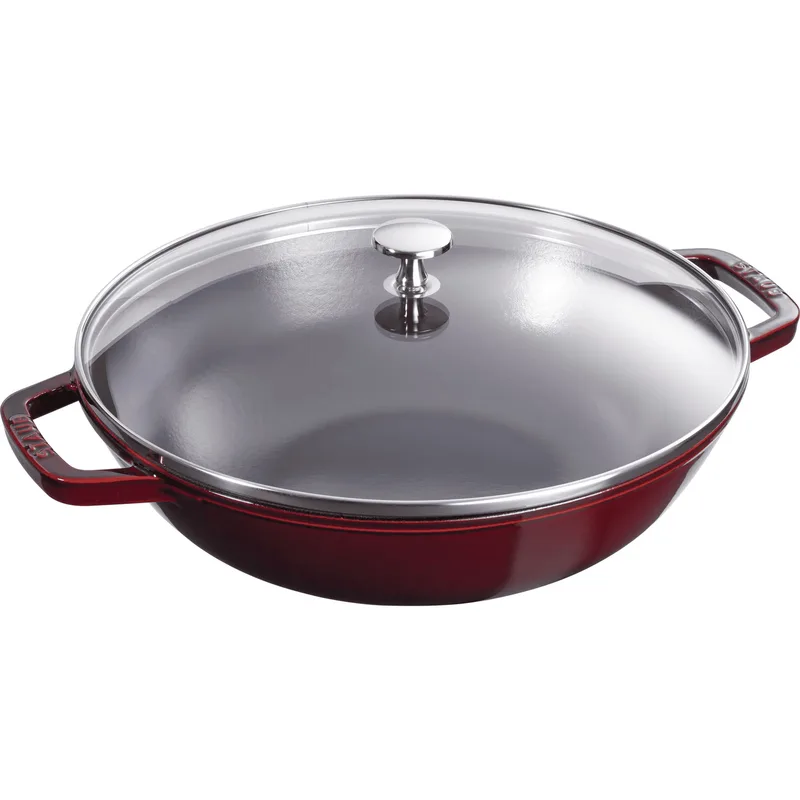 Gietijzeren wokpan - 30 cm, Grenadine by Staub – product photo
