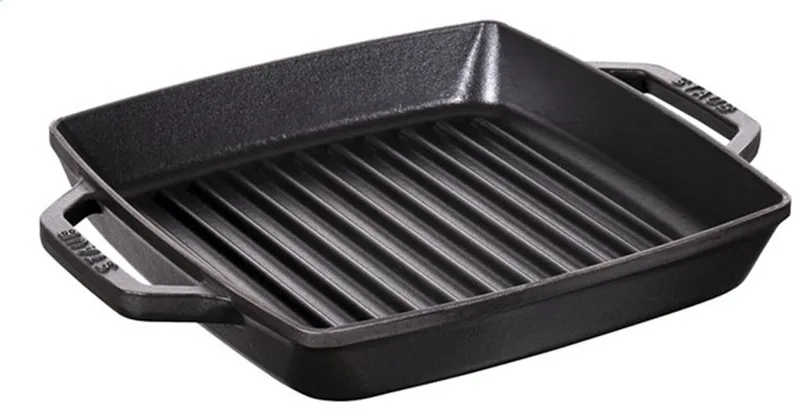 Grillpan 2 grepen 28 x 28 cm by Staub in Black – product photo