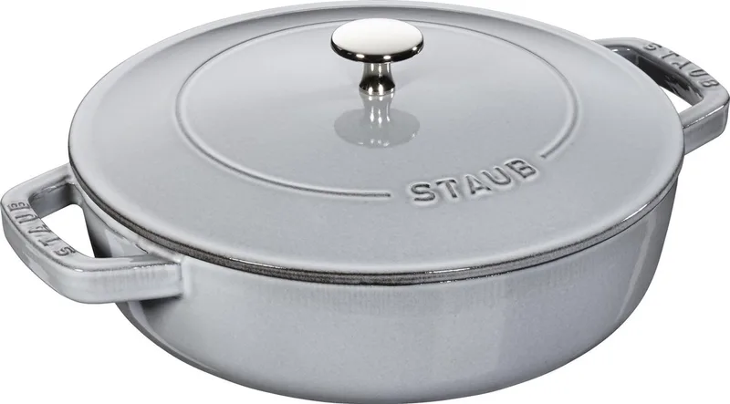 Hapjespan Chistera - Grafietgrijs - ø 24 cm / 2.4 liter von Staub in Grau – Produktfoto