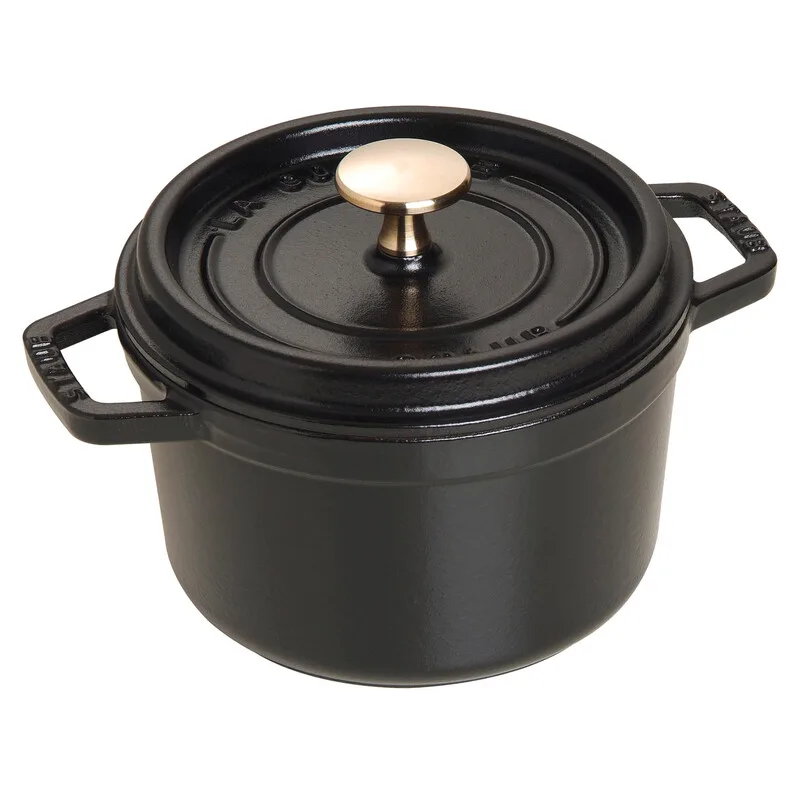 Braadpan / Cocotte - Zwart - ø 16 cm / 1.2 liter van Staub – productfoto