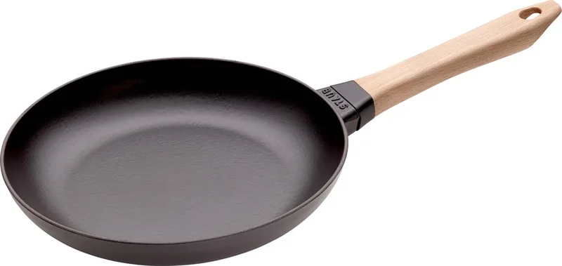 Koekenpan - ø 26 cm - geëmailleerde anti-aanbaklaag från Staub i Svart – produktbild