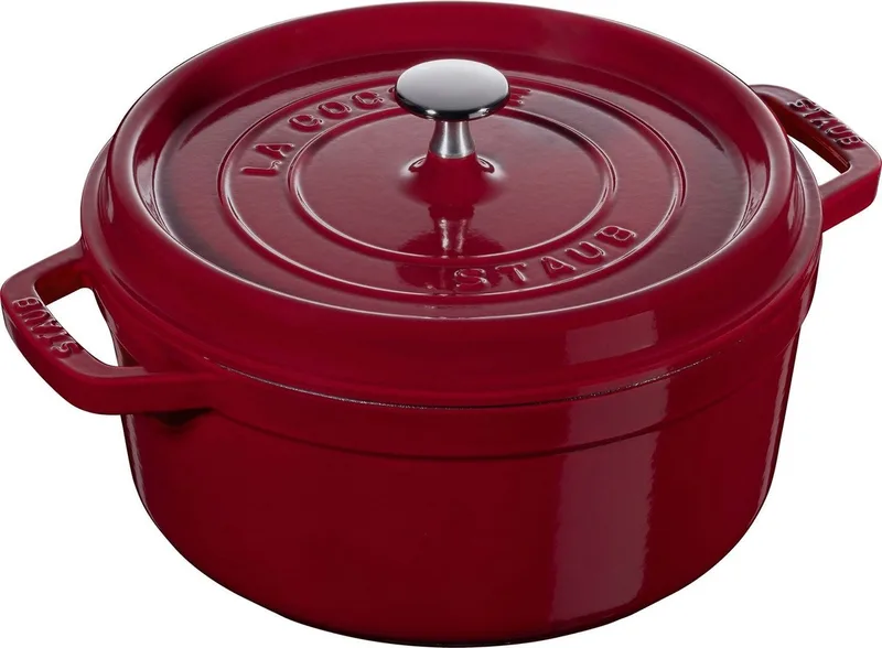 LA COCOTTE Cast iron pot round 28cm 6.7 ltr chestnut by Staub in Black – product photo