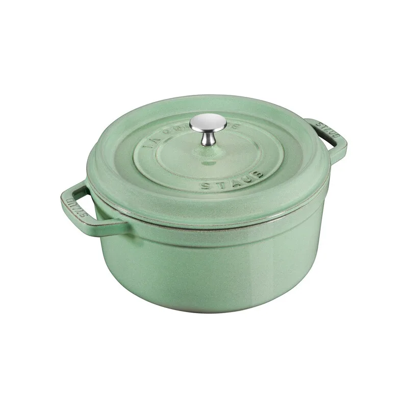 La Cocotte Cocotte, 24 cm | Salbeigrün | rund | Gusseisen fra Staub – produktbillede