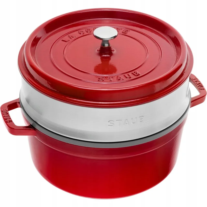 La Cocotte Gietijzeren Pan 3,8L - Koken & Serveren de Staub en Noir – photo produit