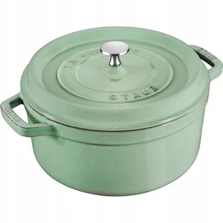 La Cocotte gietijzeren pan 5.2L by Staub in Mintgroen – product photo 1 of 5