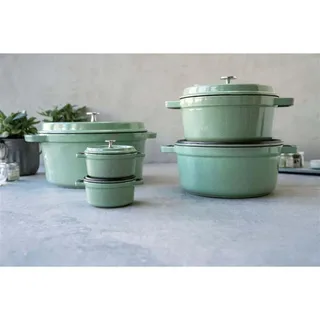 La Cocotte gietijzeren pan 5.2L by Staub in Mintgroen – product photo 3 of 5
