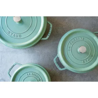La Cocotte gietijzeren pan 5.2L by Staub in Mintgroen – product photo 4 of 5