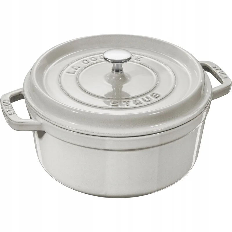 La Cocotte Traditionele Pan 2,6L - Gietijzer by Staub in White – product photo