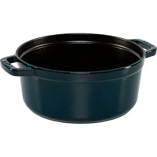 'La Mer' New Classic Braadpan - 24 CM by Staub in Blue – product photo 2 of 4