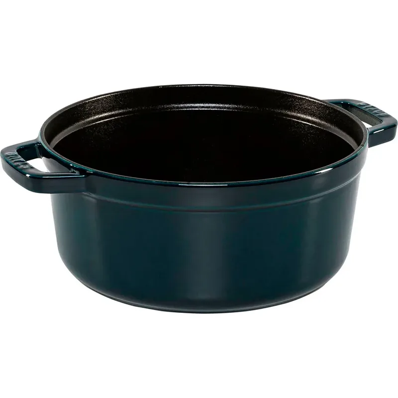 'La Mer' New Classic Braadpan - 24 CM by Staub in Blue – product photo 2 of 4