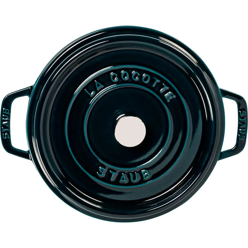 'La Mer' New Classic Braadpan - 24 CM by Staub in Blue – product photo 4 of 4