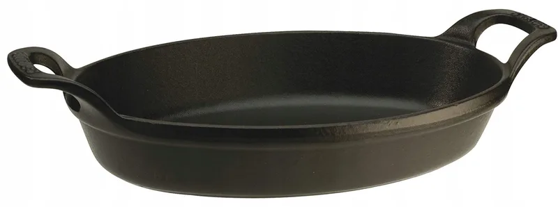 Mini Ovale Braadpan 15 cm Gietijzer by Staub in Black – product photo