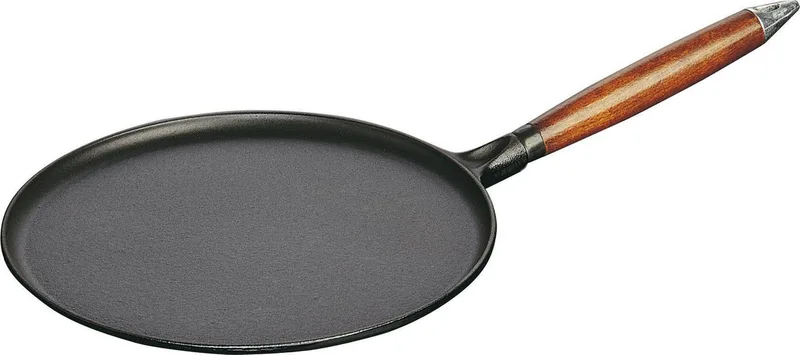 Pannenkoekenpan / Crepepan - ø 28 cm - geëmailleerde anti-aanbaklaag by Staub in Black – product photo