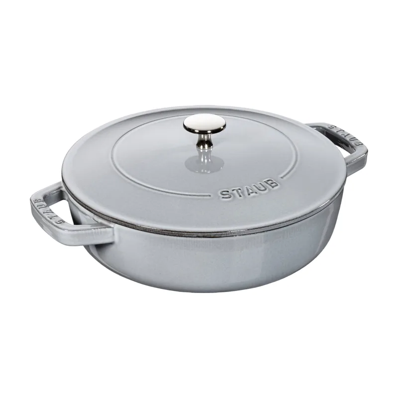 Runder Gusseisen-Schmortopf mit Deckel, 28 cm, 3,7 L fra Staub – produktbillede