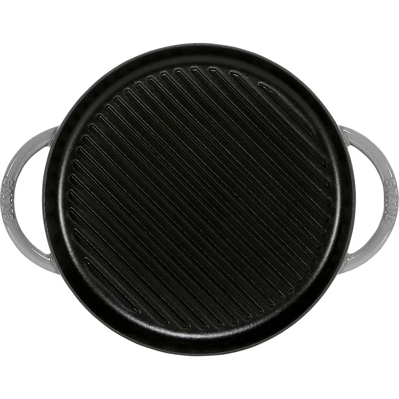 Staub 40511-782-0 pan Grillpan Rond by Staub in Grey – product photo 2 of 2