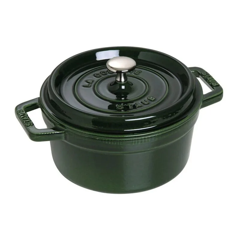 STAUB+ST Cocotte B-GR 22 cm in Basilikumgrün von Staub – Produktfoto