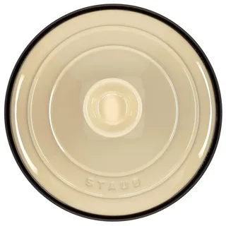 tajine - 28 cm - zwart-crème by Staub in Cream – product photo 4 of 4