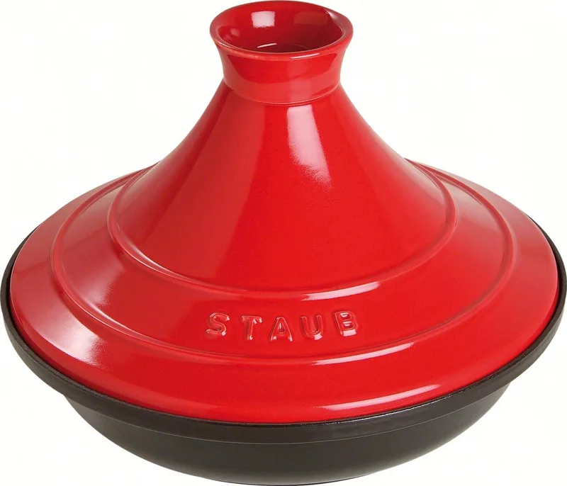 Tajine - 28 cm - Zwart-kers by Staub in Red – product photo