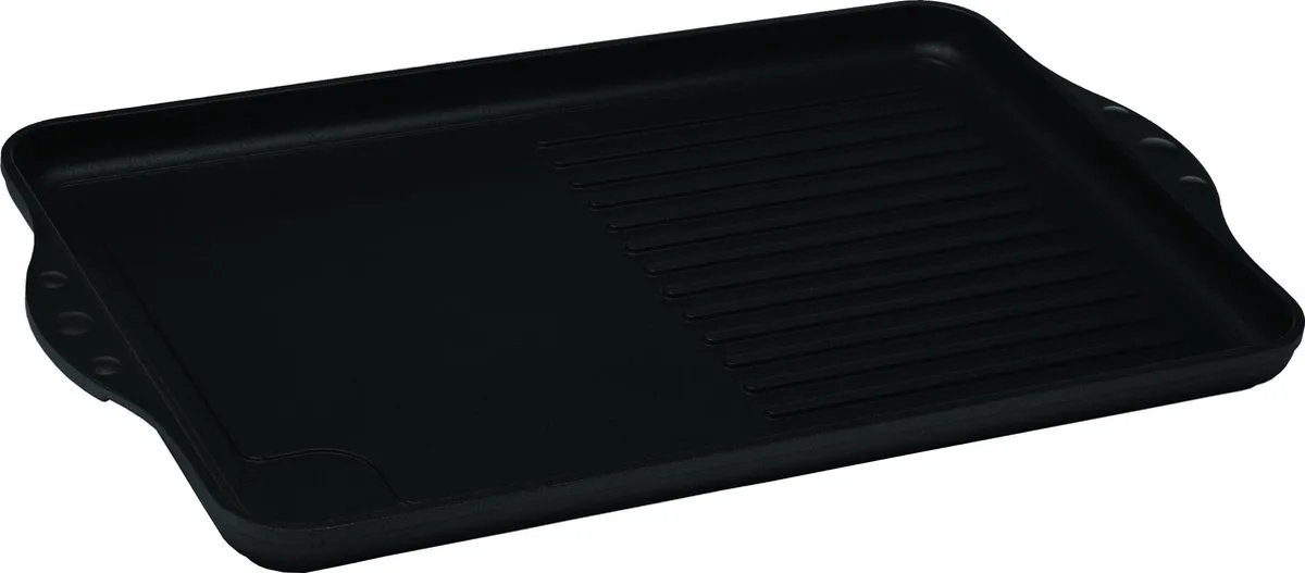 Classic Grillplaat - 40x28 cm - Non-Stick Grill van Swiss Diamond in Zwart – productfoto